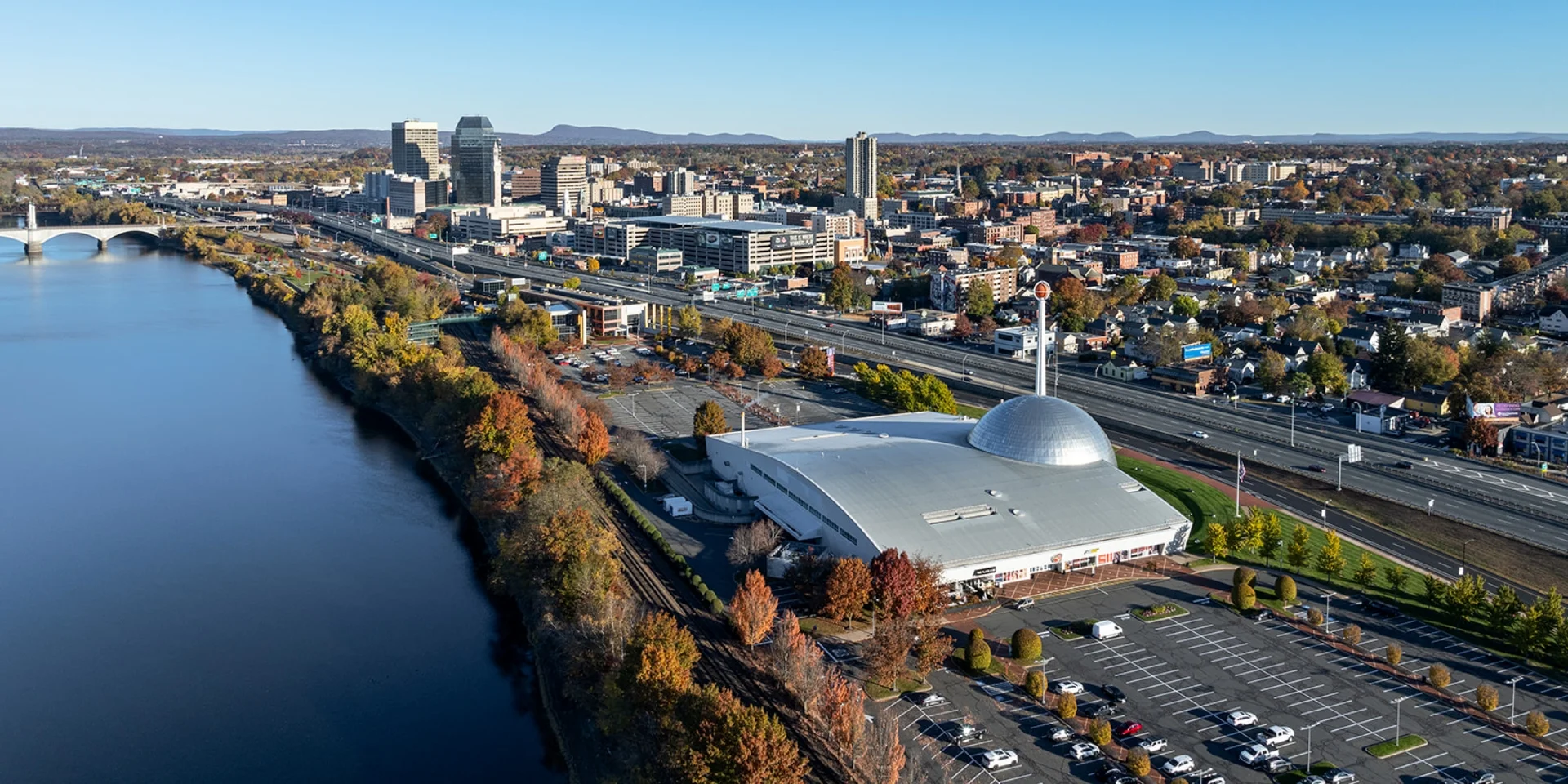 aerial view of property