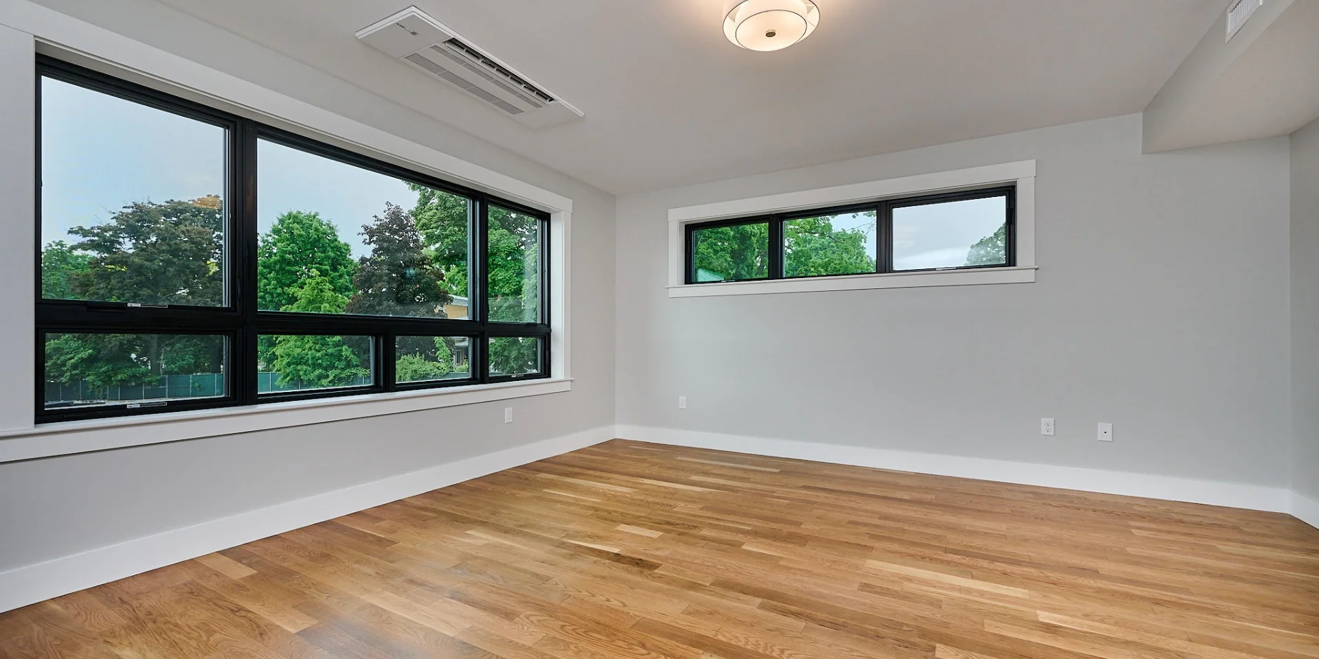 finished living room interior