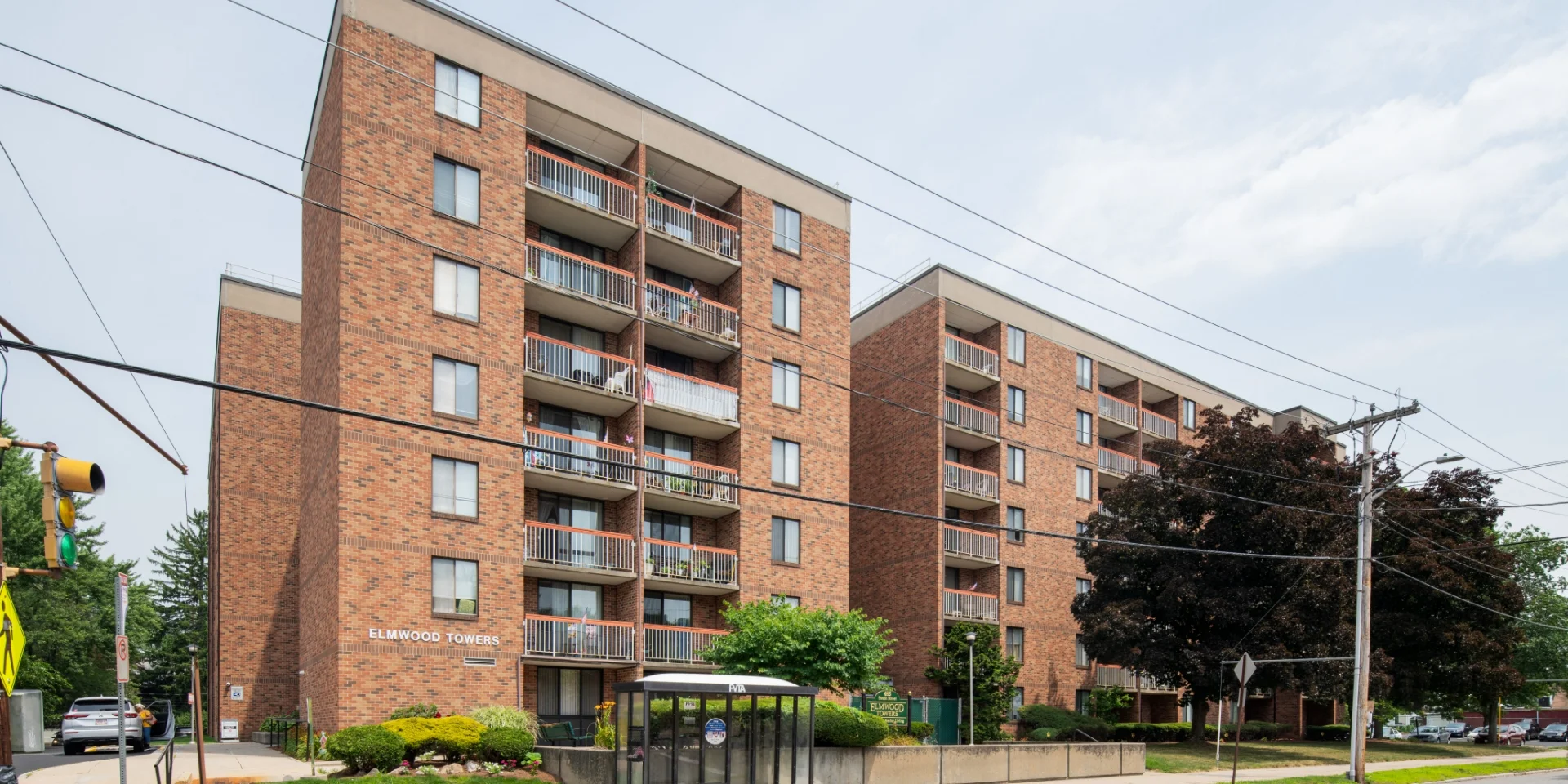 Elmwood Towers building exterior angled