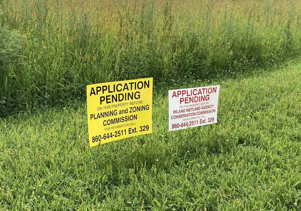 approval pending lawn signs